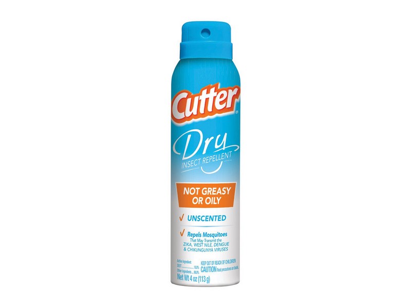 Cutter Dry Insect Repellent Liquid For Mosquitoes/Other Flying Insects 4 oz
