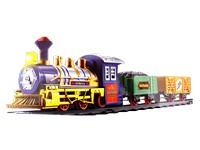 Battery-Operated Light up Train Set