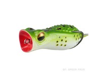 Popping Rattle Toad 2.75" - Green Frog