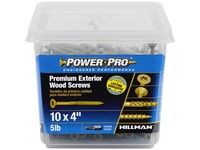 Hillman Power Pro No. 10  S X 4 in. L Star Flat Head Premium Deck Screws 5 lb 260 pk