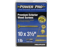 Hillman Power Pro No. 10  S X 3-1/2 in. L Star Flat Head Premium Deck Screws 1 lb 59 pk