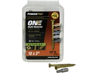 Hillman POWERPRO ONE No. 10  S X 2 in. L Star Flat Head Multi-Material Screw 1 lb 95 pk