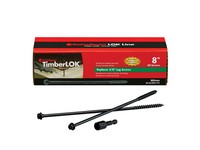 FastenMaster TimberLok 8 in. L Hex E-Coat Structural Wood Screws 50 pk