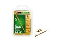 GRK Fasteners UberGrade No. 8  S X 2-1/2 in. L Star Trim Head Construction Screws 100 pk