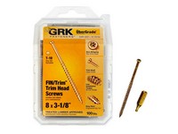 GRK Fasteners UberGrade No. 8  S X 3-1/8 in. L Star Trim Head Construction Screws 100 pk