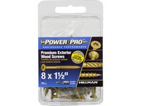 Hillman Power Pro No. 8  S X 1-1/2 in. L Star Flat Head Exterior Deck Screws 75 pk