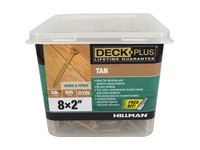 Deck Plus No. 8  S X 2 in. L Star Flat Head Exterior Deck Screws 5 lb