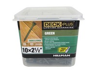 Deck Plus No. 10  S X 2-1/2 in. L Star Flat Head Exterior Deck Screws 5 lb 365 pk
