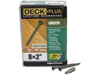 Deck Plus No. 8  S X 2 in. L Star Flat Head Exterior Deck Screws 1 lb