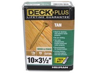 Deck Plus No. 10  S X 3-1/2 in. L Star Flat Head Exterior Deck Screws 1 lb