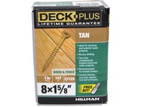 Deck Plus No. 8  S X 1-5/8 in. L Star Flat Head Exterior Deck Screws 1 lb