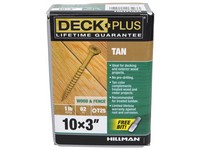 Deck Plus No. 10  S X 3 in. L Star Flat Head Exterior Deck Screws 1 lb