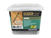 Deck Plus No. 10  S X 3-1/2 in. L Star Flat Head Exterior Deck Screws 5 lb