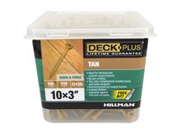 Deck Plus No. 10  S X 3 in. L Star Flat Head Exterior Deck Screws 5 lb