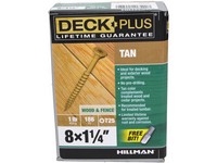 Deck Plus No. 8  S X 1-1/4 in. L Star Flat Head Exterior Deck Screws 1 lb