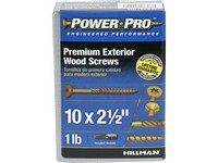 Hillman Power Pro No. 10  S X 2-1/2 in. L Star Flat Head Exterior Deck Screws 1 lb
