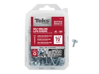 Teks No. 8  S X 1/2 in. L Phillips Truss Head Lath Screws 260 pk