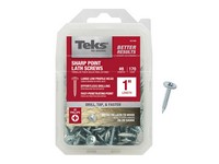 Teks No. 8  S X 1 in. L Phillips Truss Head Lath Screws 170 pk