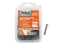 Teks No. 10  S X 1-7/16 in. L Phillips Flat Head Construction Screws 100 pk