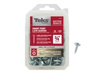 Teks No. 8  S X 3/4 in. L Phillips Truss Head Lath Screws 200 pk