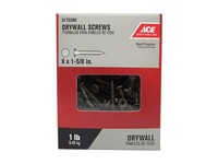 Ace No. 6 wire S X 1-5/8 in. L Phillips Drywall Screws 1 lb 230 pk