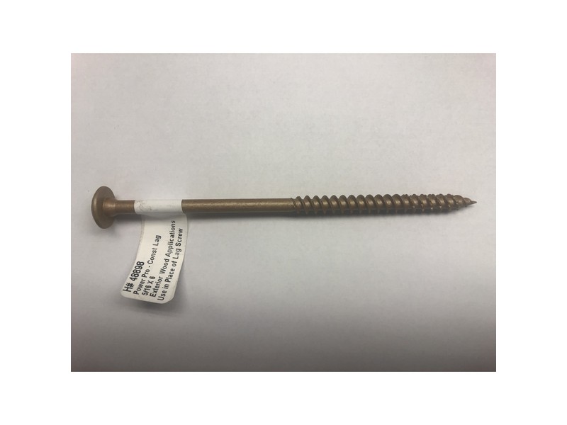 Hillman Power Pro 5/16 in. S X 6 in. L Star Steel Lag Screw 1 pk