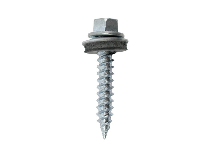 Grip-Rite Pro-Twist No. 9 Sizes S X 1 in. L Hex Hex Head Sheet Metal Screws 1 lb 115 pk