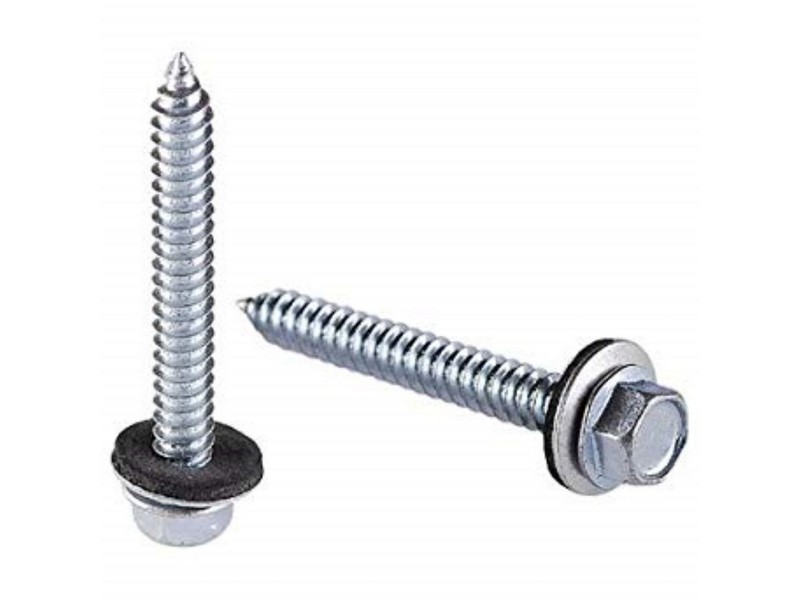 Grip-Rite Pro-Twist No. 9 Sizes S X 2 in. L Hex Hex Head Sheet Metal Screws 1 lb 74 pk