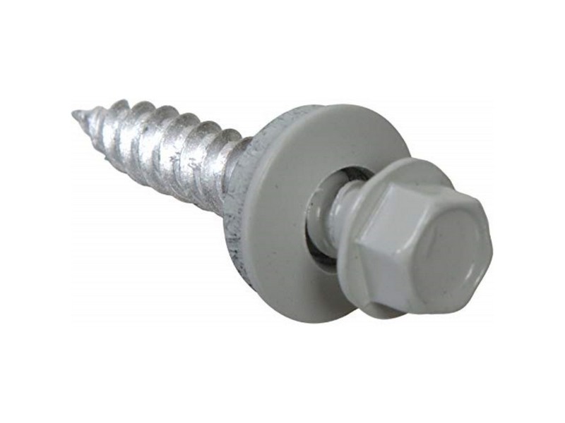 Grip-Rite Pro-Twist No. 9 Sizes S X 1 in. L Hex Round Washer Head Sheet Metal Screws 1 lb 115 pk