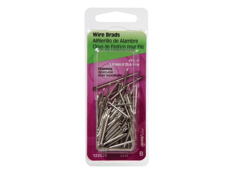 Hillman 17 Ga. G X 1 in. L Stainless Steel Brad Nails 1 pk 2 oz