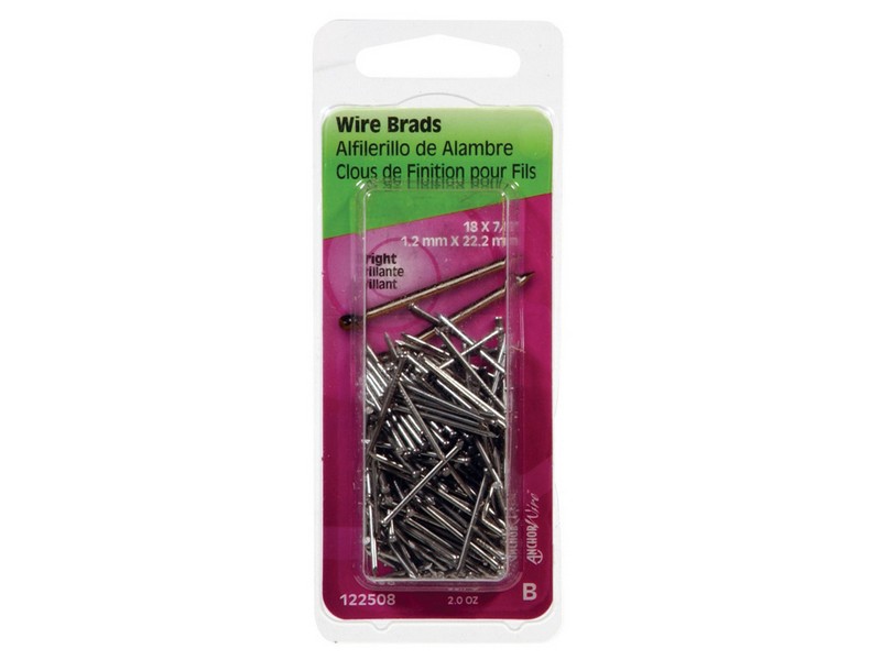 Hillman 18 Ga. G X 7/8 in. L Bright Steel Brad Nails 1 pk 2 oz