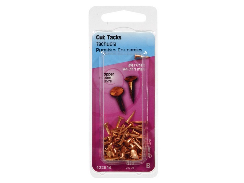 Hillman No. 14  S X 3/4 in. L Copper Cut Tacks 0.5 pk