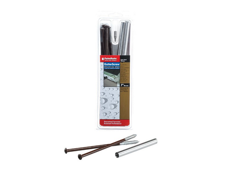 FastenMaster No. 7  S X 7 in. L Square Round Head Gutter Screws 10 lb 10 pk