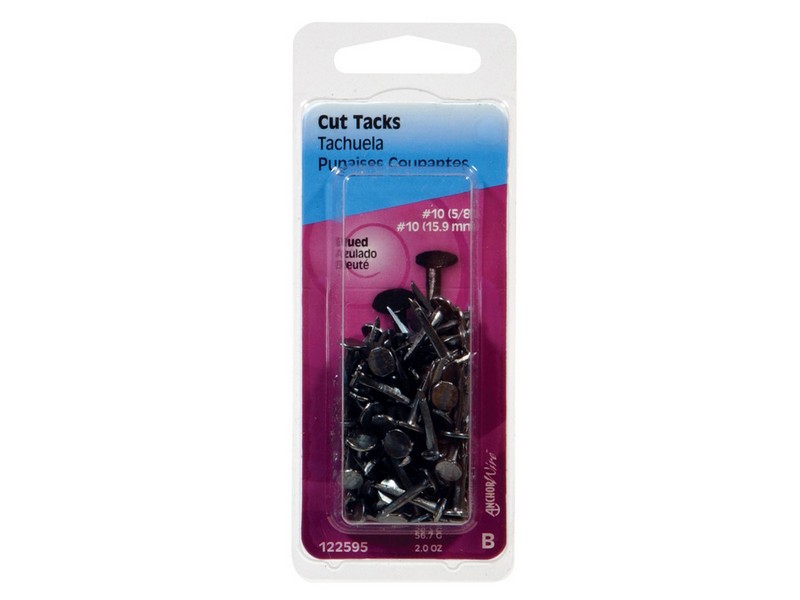 Hillman No. 10  S X 5/8 in. L Blue Steel Cut Tacks 2 pk