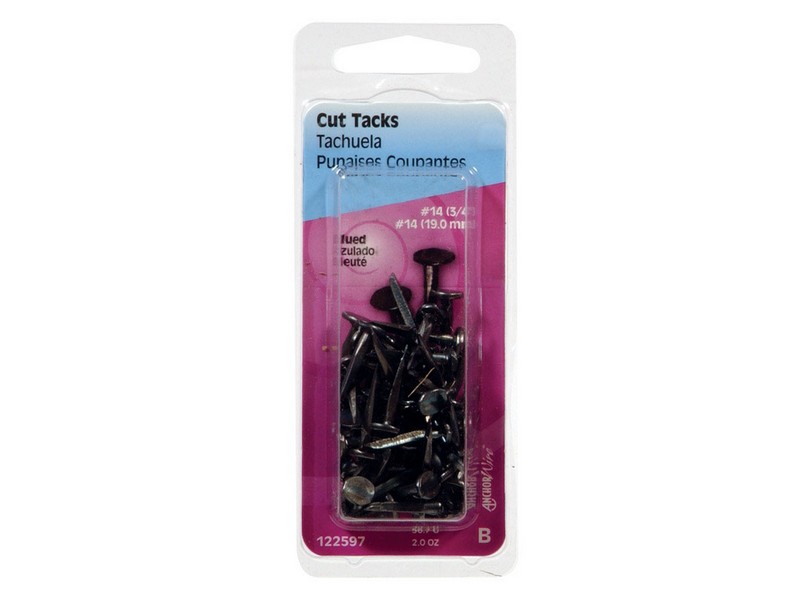 Hillman No. 14  S X 3/4 in. L Blue Steel Cut Tacks 2 pk