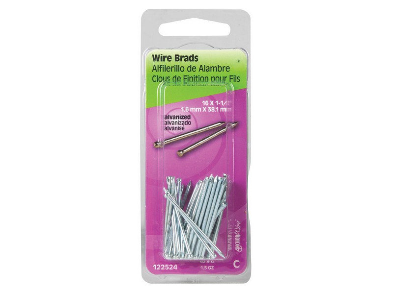 Hillman 16 Ga. G X 1-1/2 in. L Galvanized Steel Brad Nails 1 pk 1.5 oz