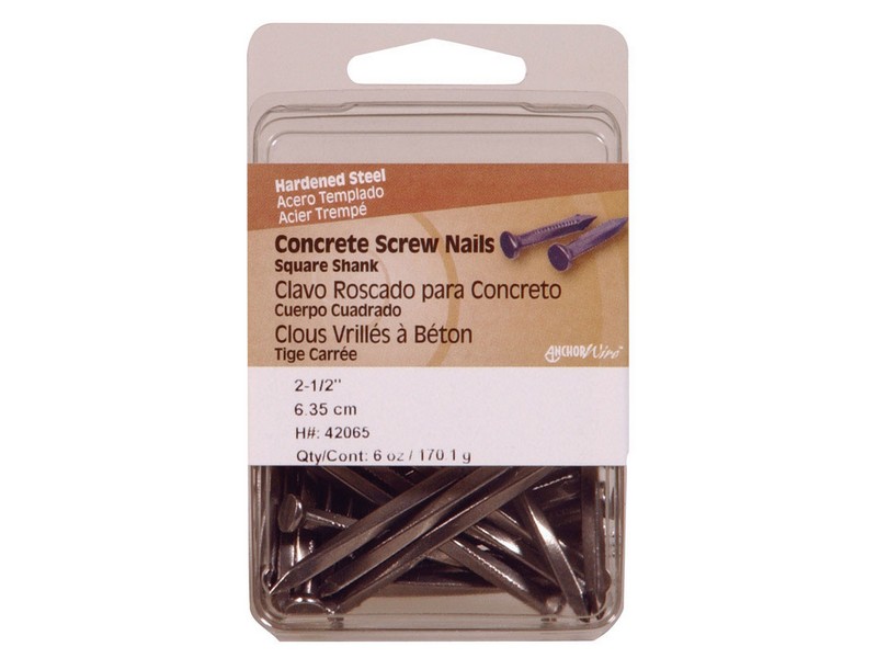 Hillman 2-1/2 in. Concrete Steel Nail Flat Head 6 lb