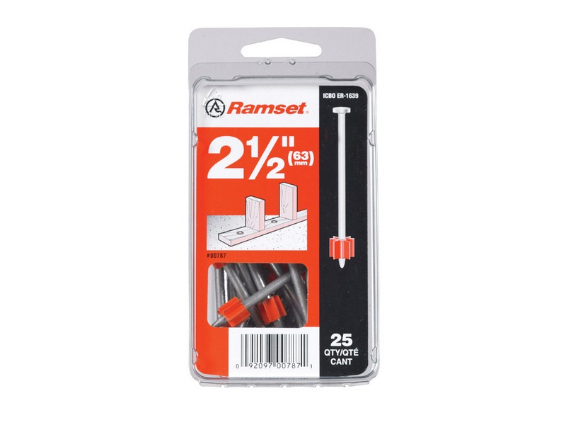 Ramset 0.3 in. D X 2-1/2 in. L Steel Hollow Head Anchor Bolts 25 pk