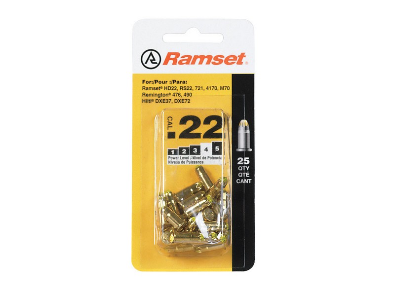 Ramset .25 in. L Steel Powder Loads 25 pk