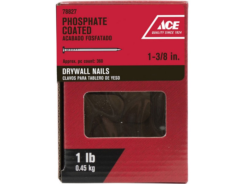Ace 1-3/8 in. Drywall Phospate-Coated Nail 1 lb