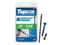 Tapcon 2-1/4 in. L Star Flat Head Concrete Screws 75 pk