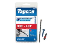 Tapcon 1-1/4 in. L Star Flat Head Concrete Screws 75 pk