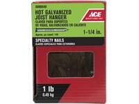 Ace 1-1/4 in. Joist Hanger Hot-Dipped Galvanized Nail 1 lb