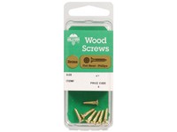 Hillman No. 10  S X 2 in. L Phillips Wood Screws 2 pk