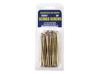 Squeeeeek No More No. 8  S X 3 in. L Square Bugle Head Scored Screws 50 pk