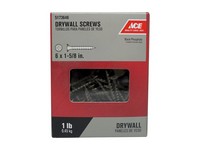 Ace No. 6 wire S X 1-5/8 in. L Phillips Drywall Screws 1 lb 230 pk