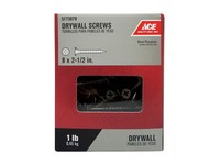 Ace No. 8 wire S X 2-1/2 in. L Phillips Drywall Screws 1 lb 114 pk