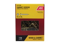 Ace No. 6  S X 2 in. L Phillips Yellow Zinc Cabinet Screws 1 lb 185 pk