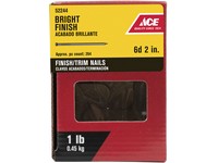 Ace 6D 2 in. Finishing Bright Steel Nail Countersunk Head 1 lb