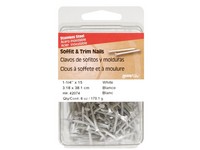 Hillman 1-1/4 in. Soffit and Trim Stainless Steel Nail Flat Head